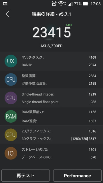 ZenFone2 Laser AnTuTu