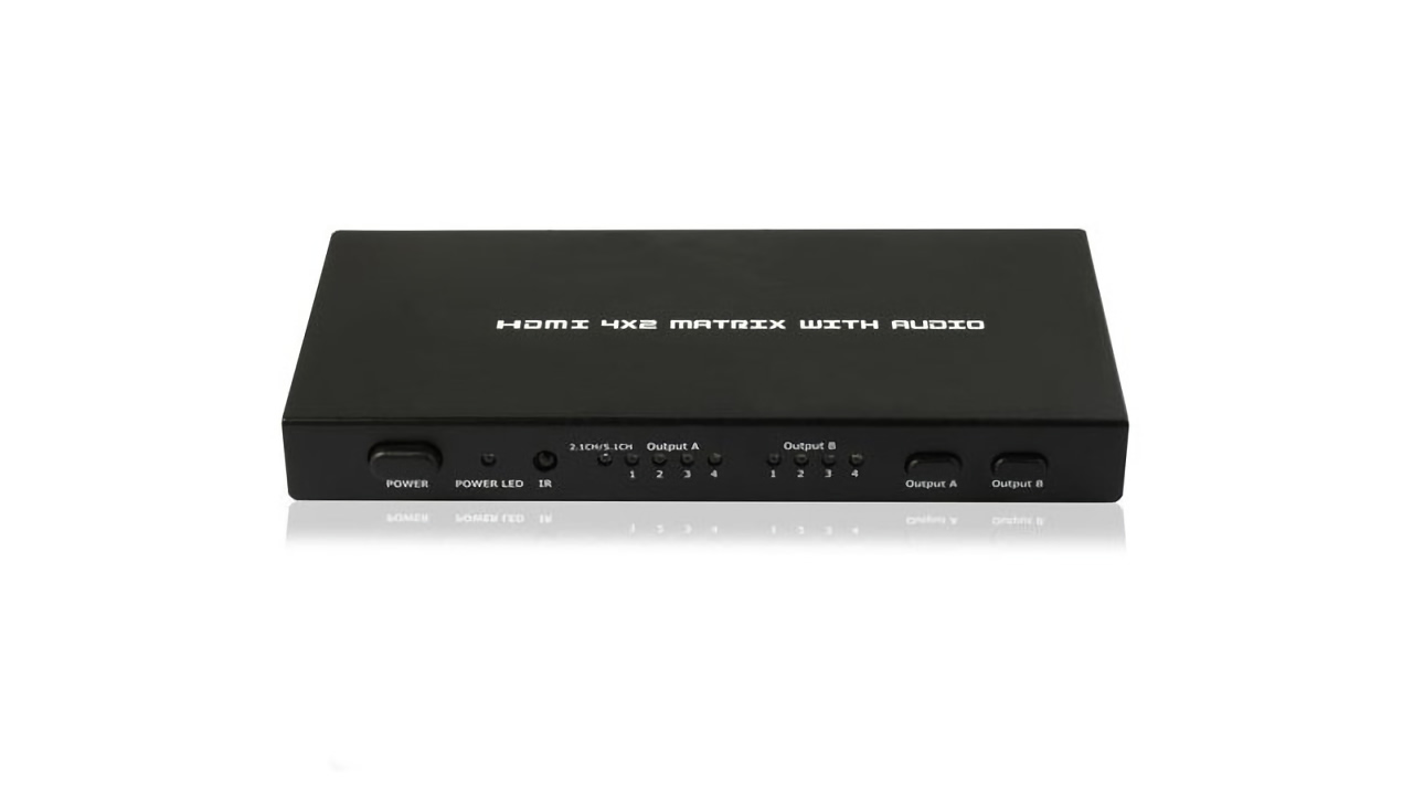 HDMIから音声をデジタルで分離させるHDMI分配/切替機「テック TEC THD42MSP2」