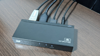 4K/HDR対応HDMI分配器「ラトックシステムRS-HDSP2P-4K」をプロジェクターとモニターを併用するために購入