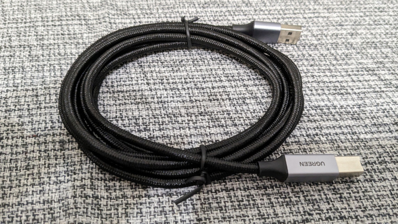 UGREEN プリンターケーブル 2m USB2.0 Type B