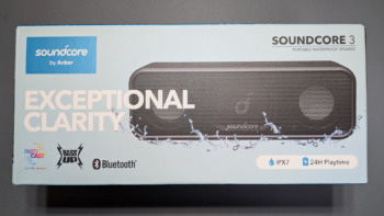 AnkerのBluetoothスピーカー「Soundcore3」購入。PCとタブレット用スピーカーとして使う。マルチポイントが快適。(※PCは遅延あり)