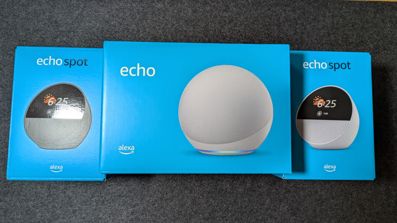 Echo Spot(2024)とEcho(第4世代)