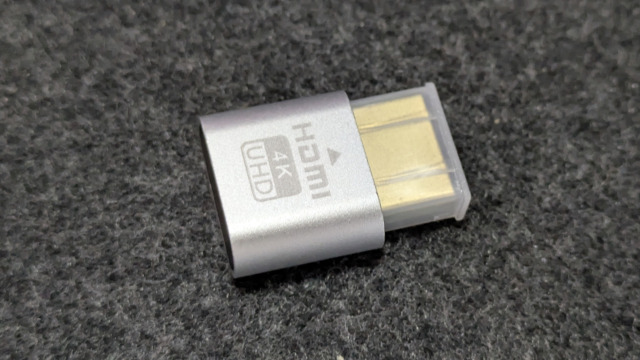 ダミーHDMIプラグ