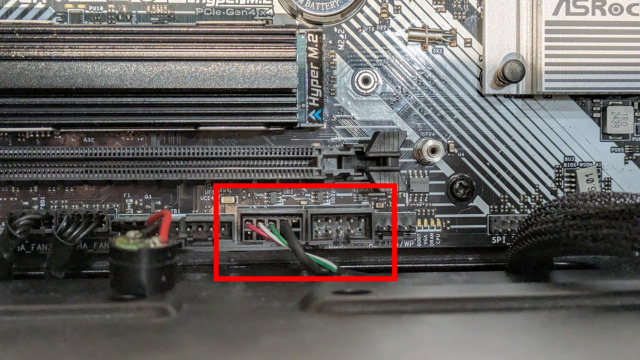 PCIブラケット用USB2.0延長ケーブル