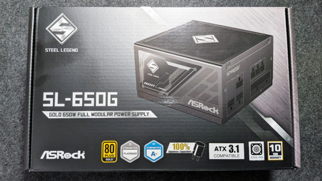 マジで無音！ASRock Steel Legend SL-650G レビュー！驚異の静音性！フルモジュラータイプで利便性も向上！