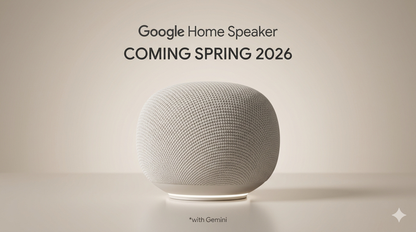 楽しみにしてる新型Google Homeスピーカーの発売日が判明！？6月は春な