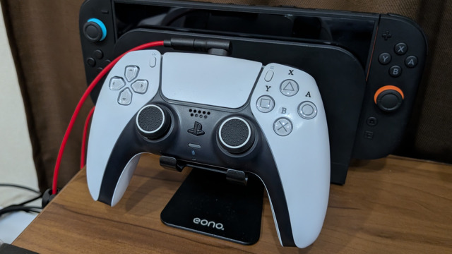 DualSenseが壊れたので中古で購入。ついでにSwitch2でも使えるようにした。